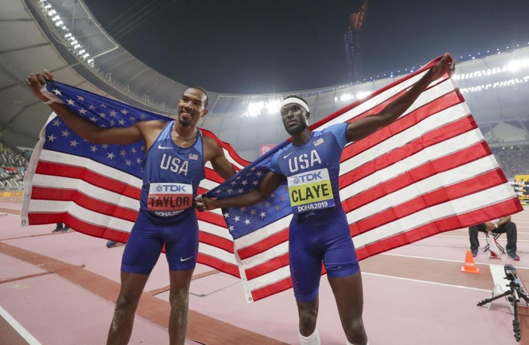 IAAF WORLD ATHLETICS CHAMPIONSHIPS DOHA 2019 - CHRISTIAN TAYLOR  - USA - TRIPLE JUMP