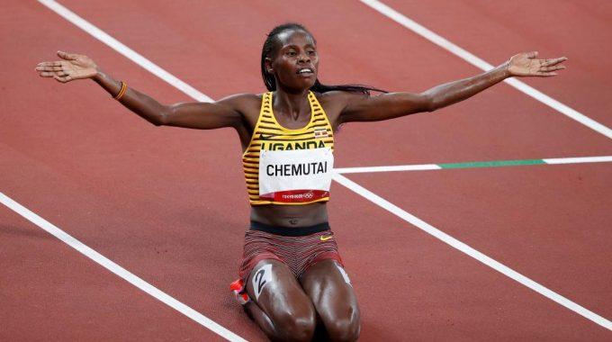 2020 TOKYO SUMMER OLYMPICS - Peruth Chemutai/Joshua Cheptegei - Athletics